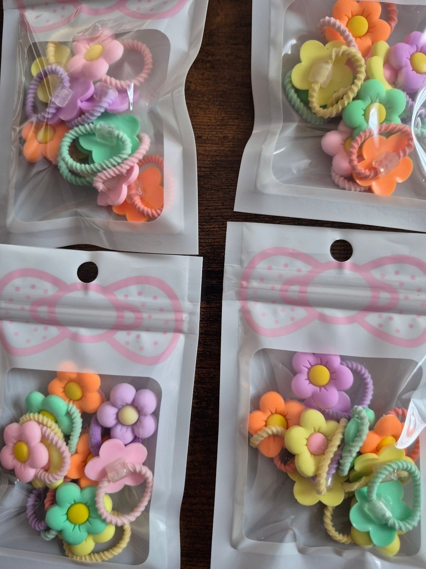 10 Fower Shapped Hair Bands £1