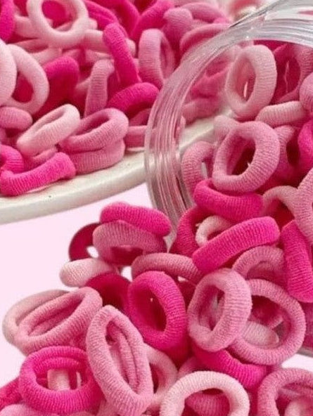 Pink hair bands