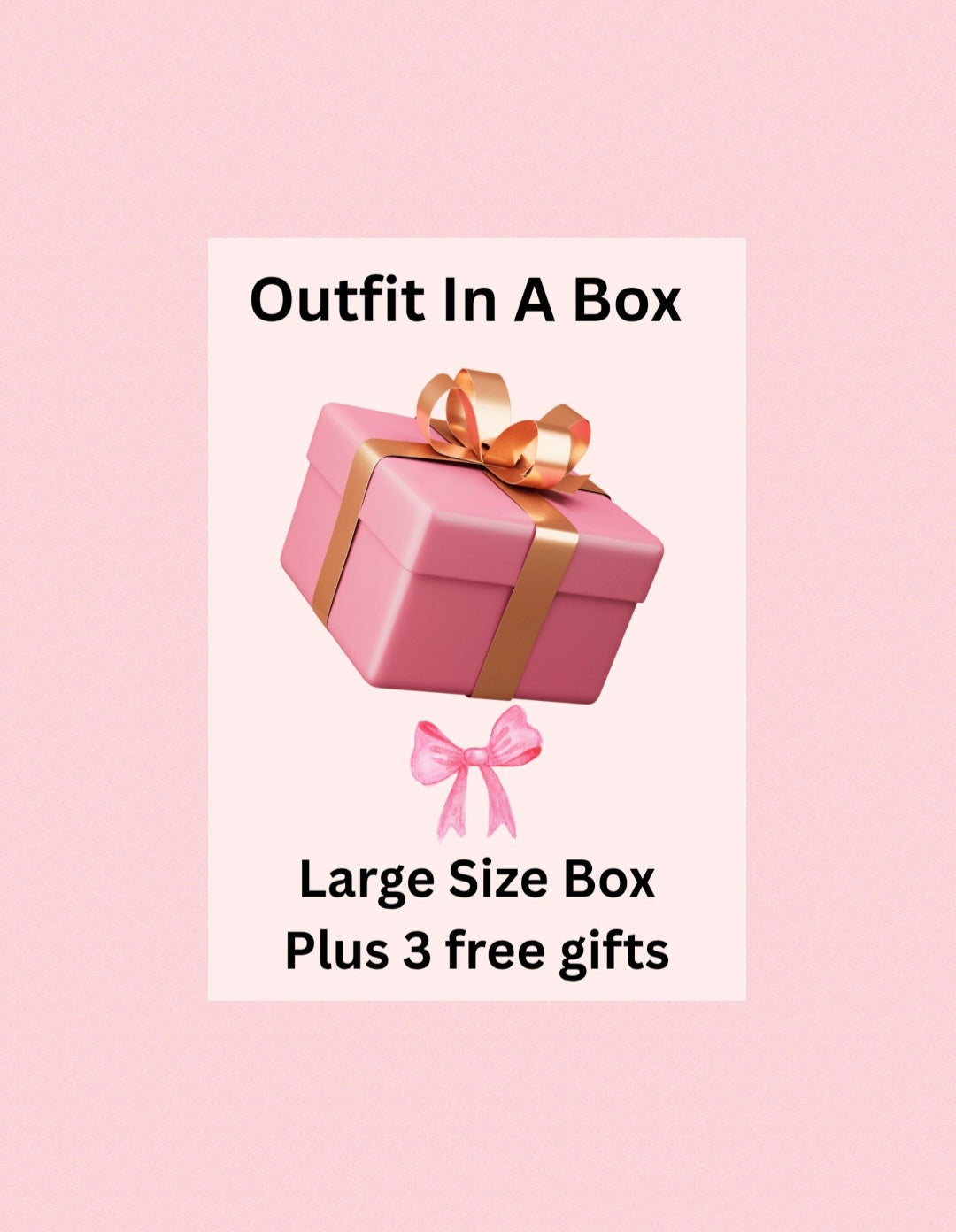 Large size outfit in a box