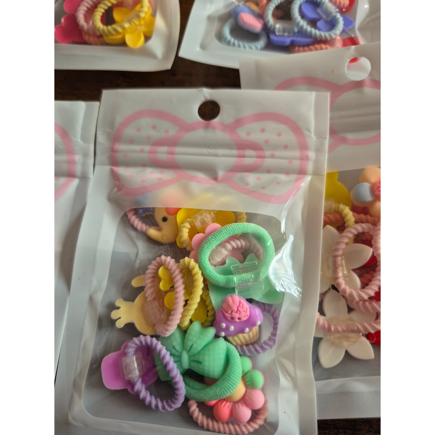 Colorful hair ties from Sassy Elegantia 
