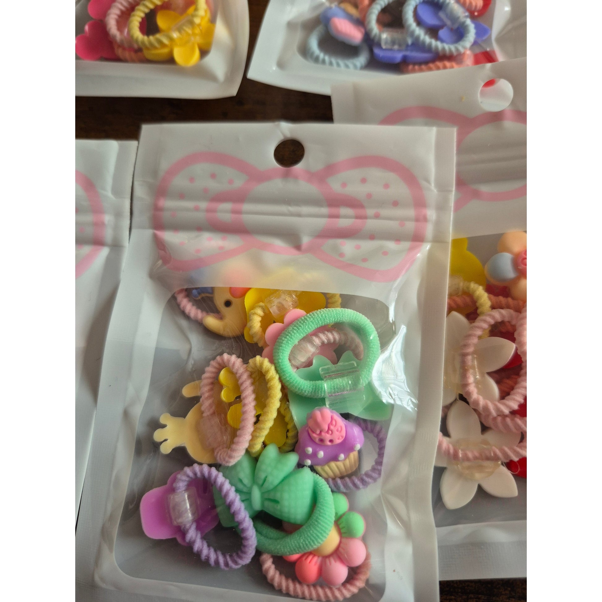 Colorful hair ties from Sassy Elegantia 