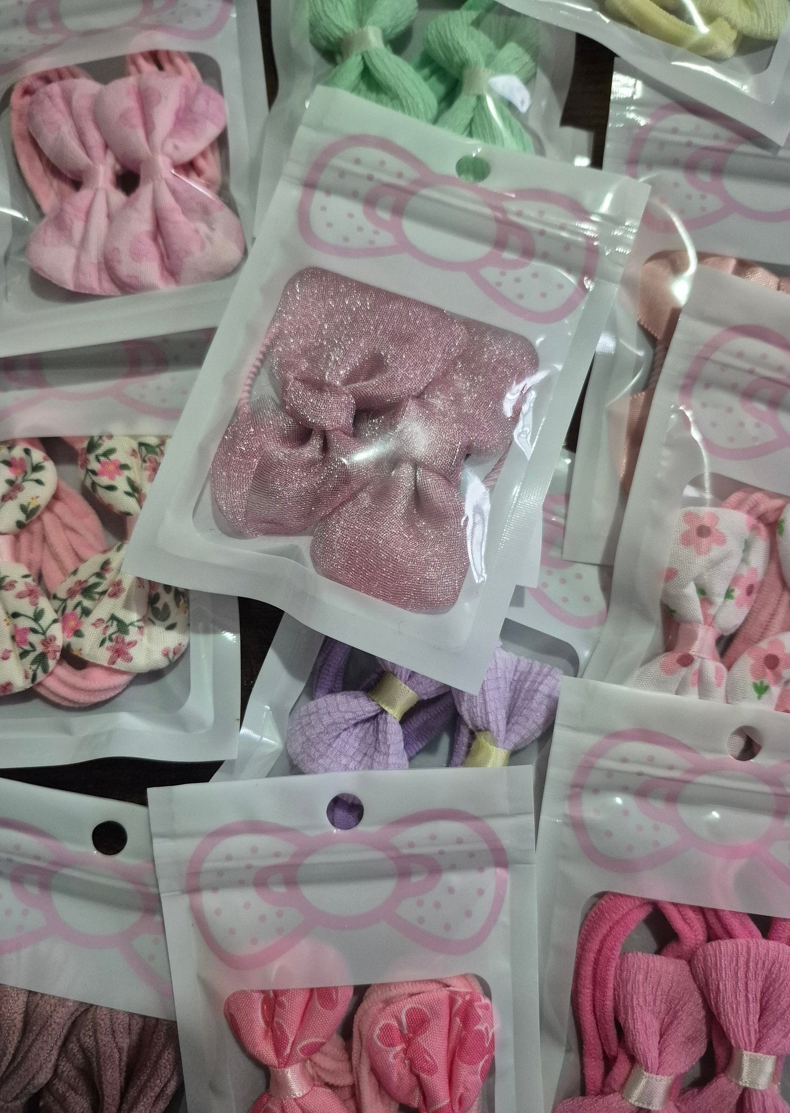 Sassy Elegantia fabric bow hair bands 