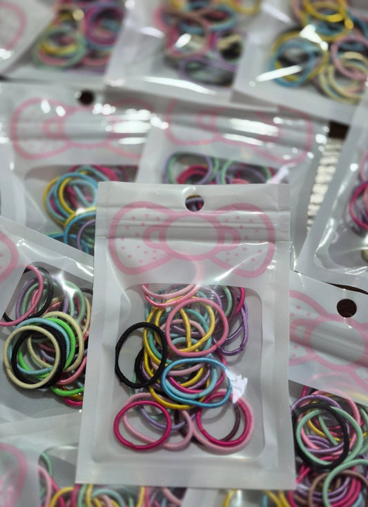 30 Mixed Elastine Bobbles Hair Bands £1