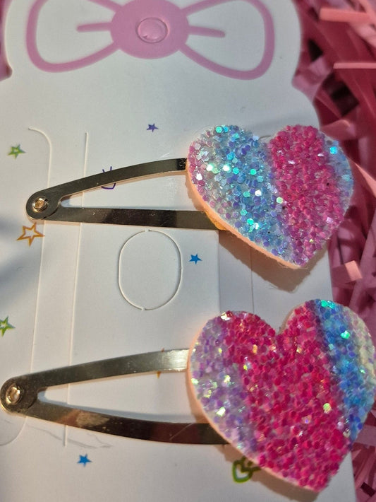 Sparkling hair clips 